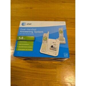 AT&T EL42208 Dual Handset Cordless Answering System 5.8GHz Caller ID New in Box